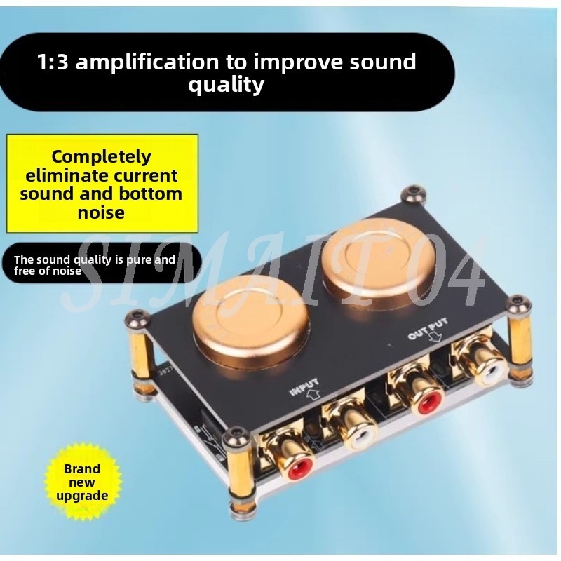 Passive Preamp - Isolateur Audio Boost Cow : Amélioration