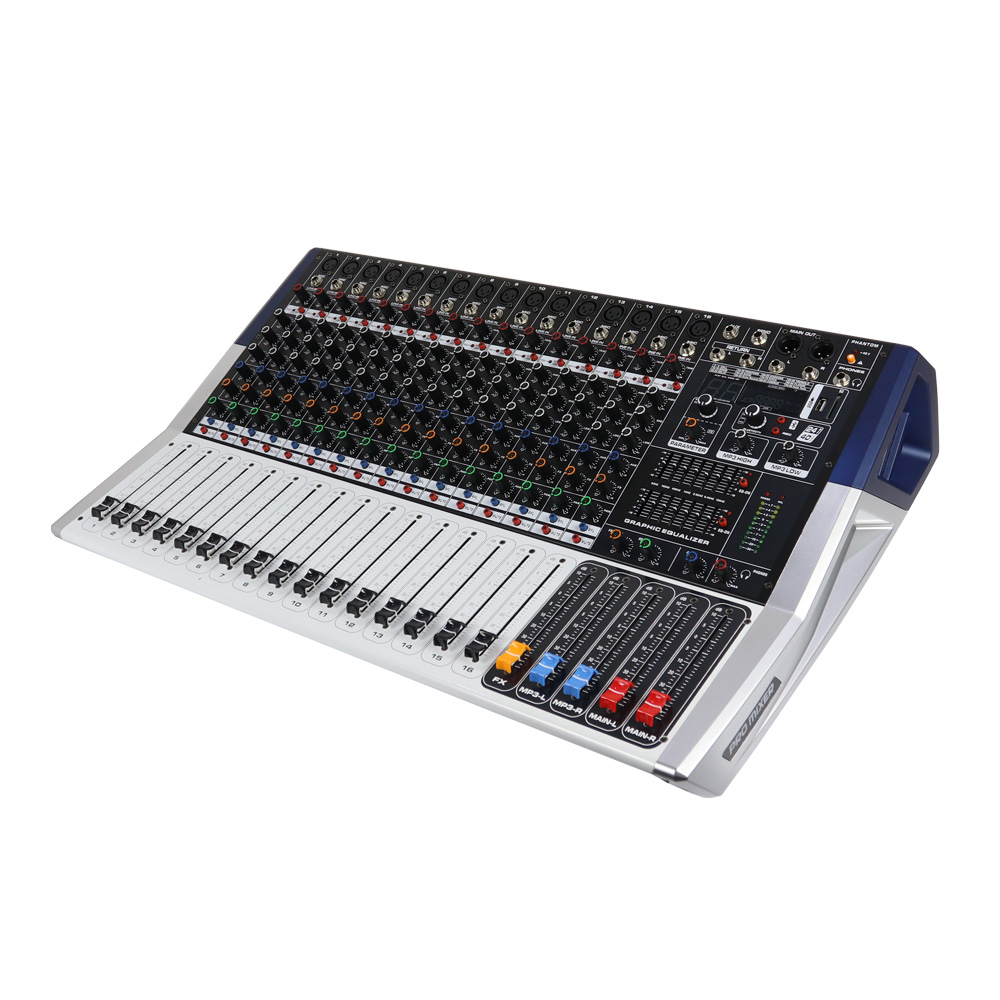 Audio Interface - Mixeur audio professionnel 350W 16 canaux