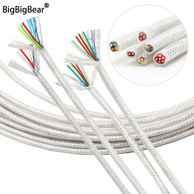 Audio Jumper Wire - Fils blindés FEP 1/5/10m, 2 3