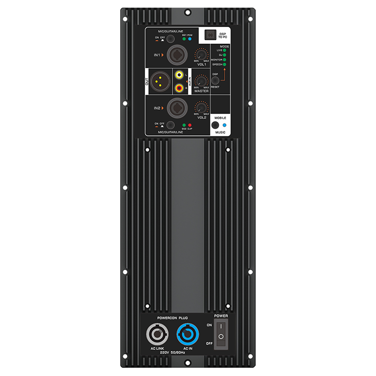 Class D Amplifier - Module amplificateur de puissance en métal