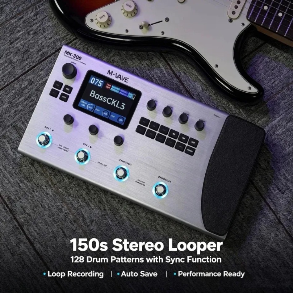 Audio Interface - M-VAVE MK-300 Processeur de modélisation d'ampli