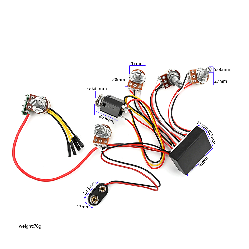 Passive Preamp - Circuit de basse actif à 3