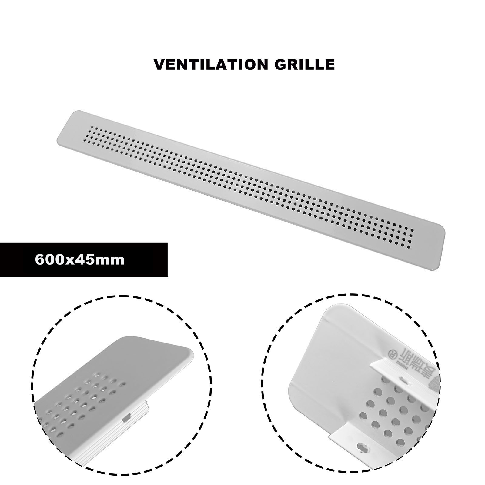 Ventilation Grille Aluminum - Grille de ventilation en métal pour