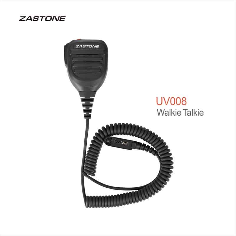 Speaker Terminal - ZASTONE-Microphone Walperforé UV008, Talkie, Mégaphone, Haut-Parleur,