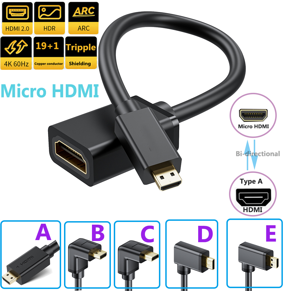 Mdi Cable - Adaptateur de câble Micro HDMI vers