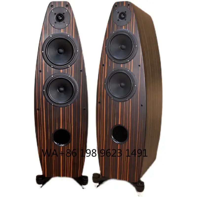 Haut-parleur colonne en bois a - Tweeter avis et prix
