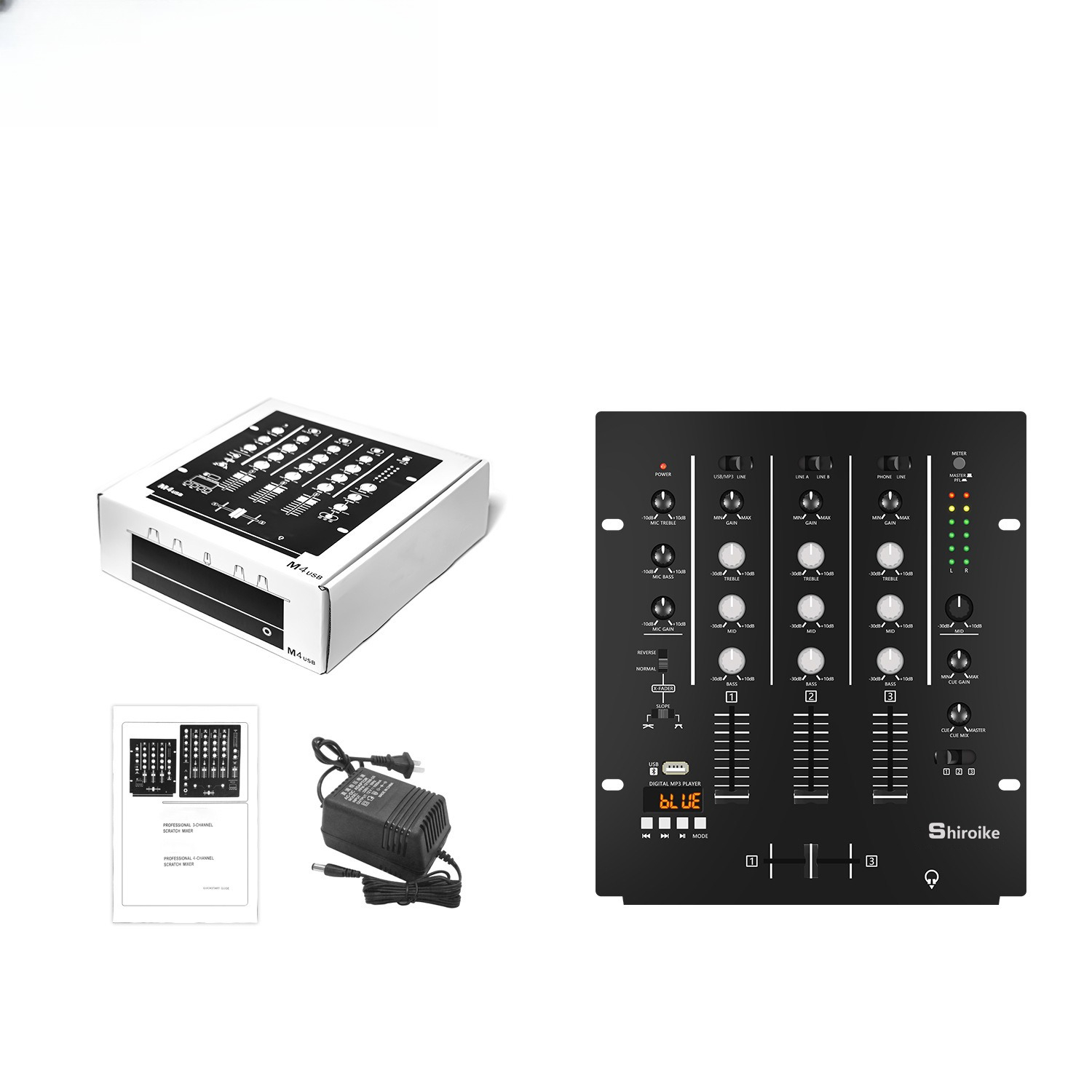 Console de mixage DJ 4 canaux, - Audio Interface avis et prix