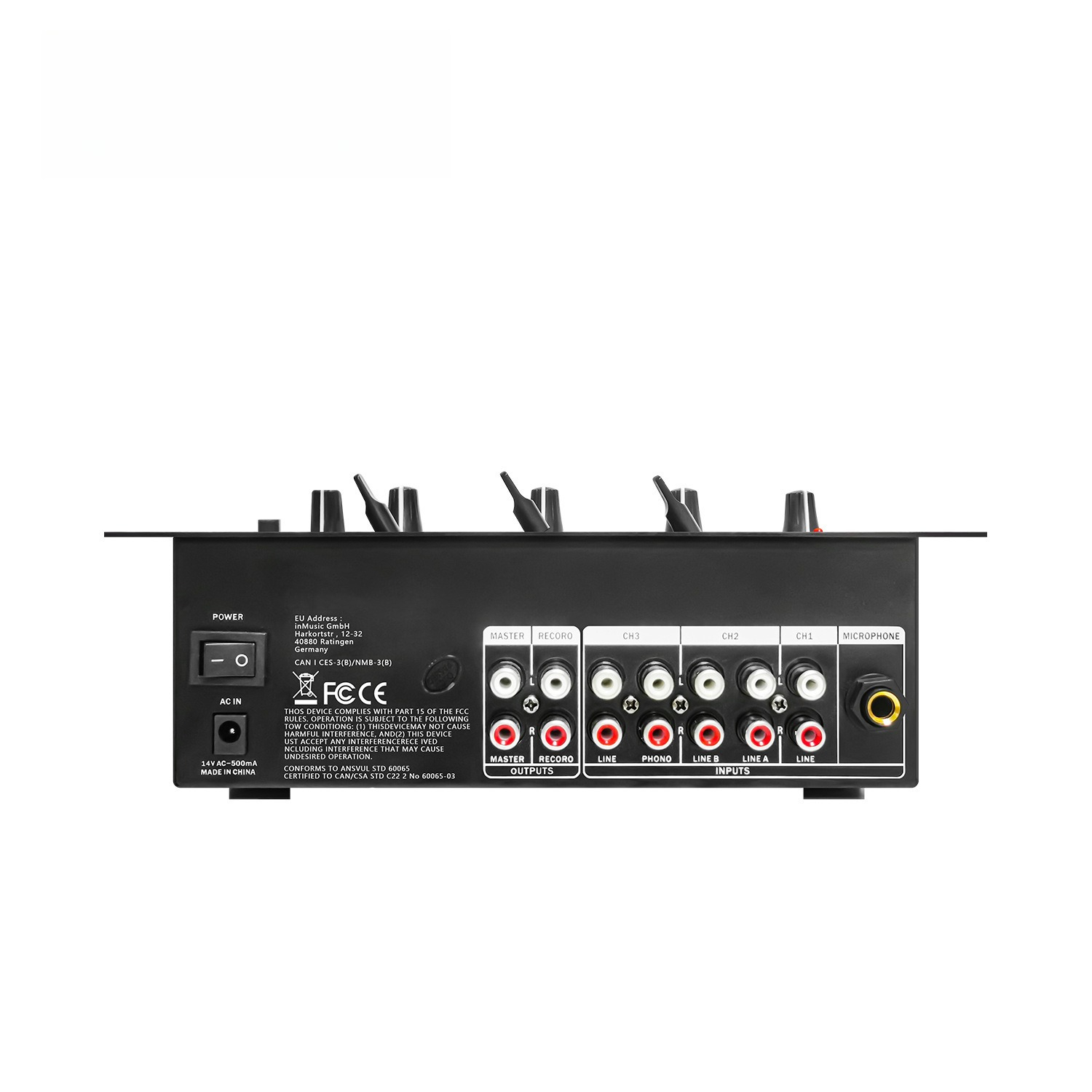 Console de mixage DJ 4 canaux, - Audio Interface avis et prix