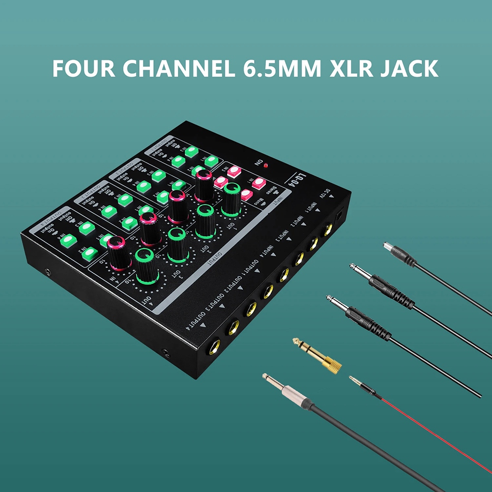 (MEOF) -LQ04 Mixeur 4 canaux,  - Audio Interface avis et prix
