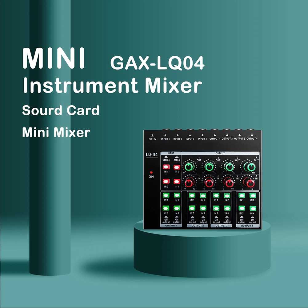 (MEOF) -LQ04 Mixeur 4 canaux,  - Audio Interface avis et prix