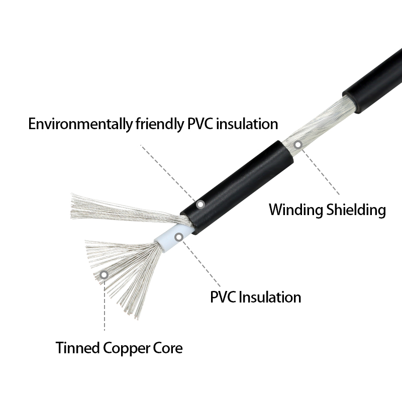 Fil blindé en PVC UL1185, 1 ~  - Audio Jumper Wire avis et prix