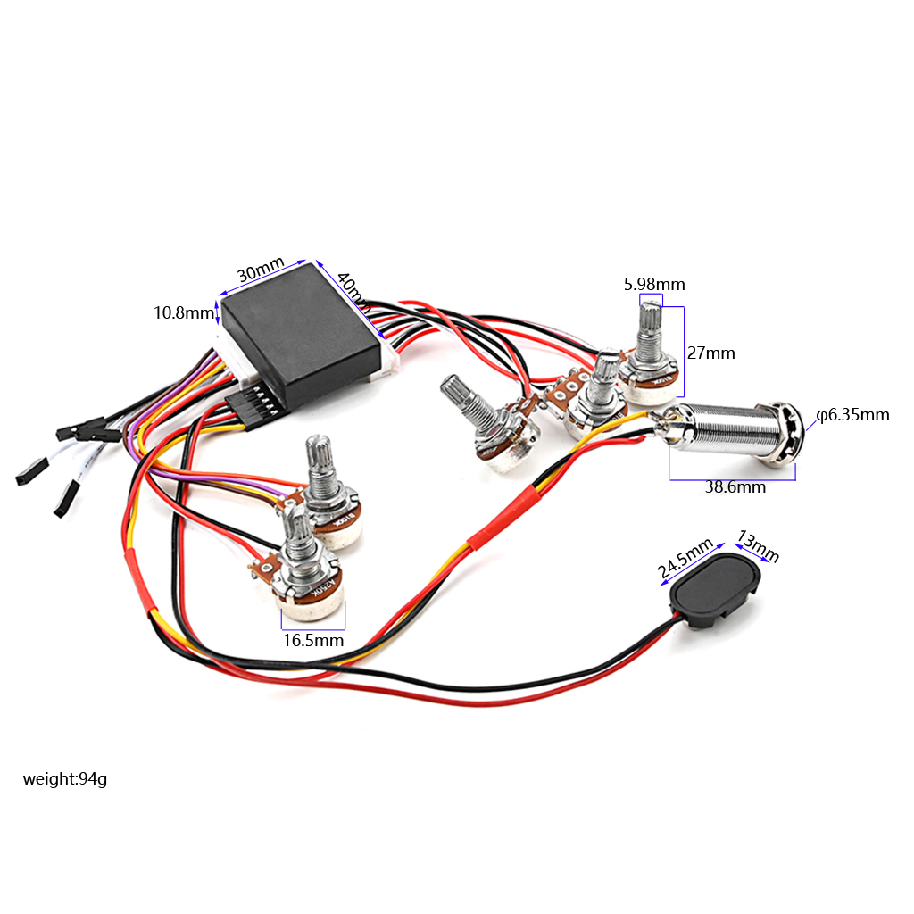 Circuit de basse actif à 3 ban - Passive Preamp avis et prix