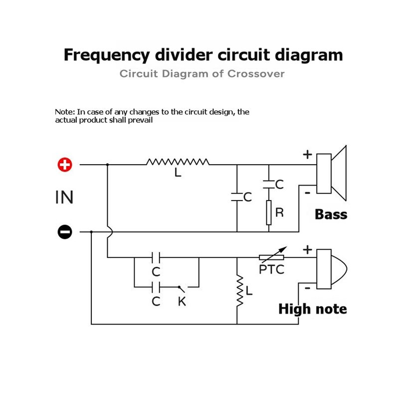 WEAH-2506B 300W Carte de Cross - Speaker Crossover avis et prix
