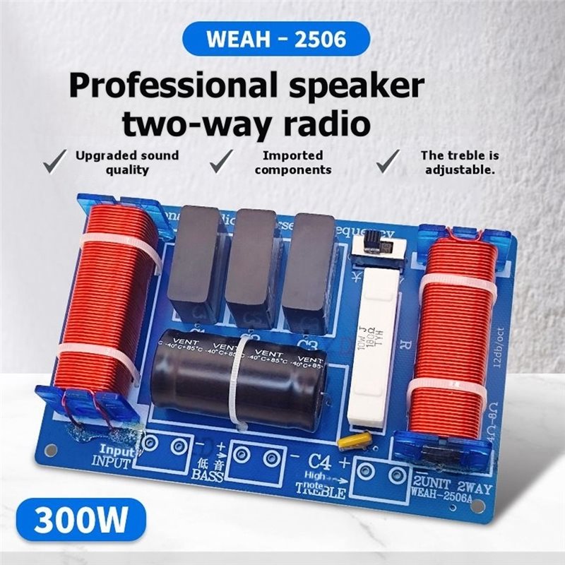 WEAH-2506B 300W Carte de Cross - Speaker Crossover avis et prix
