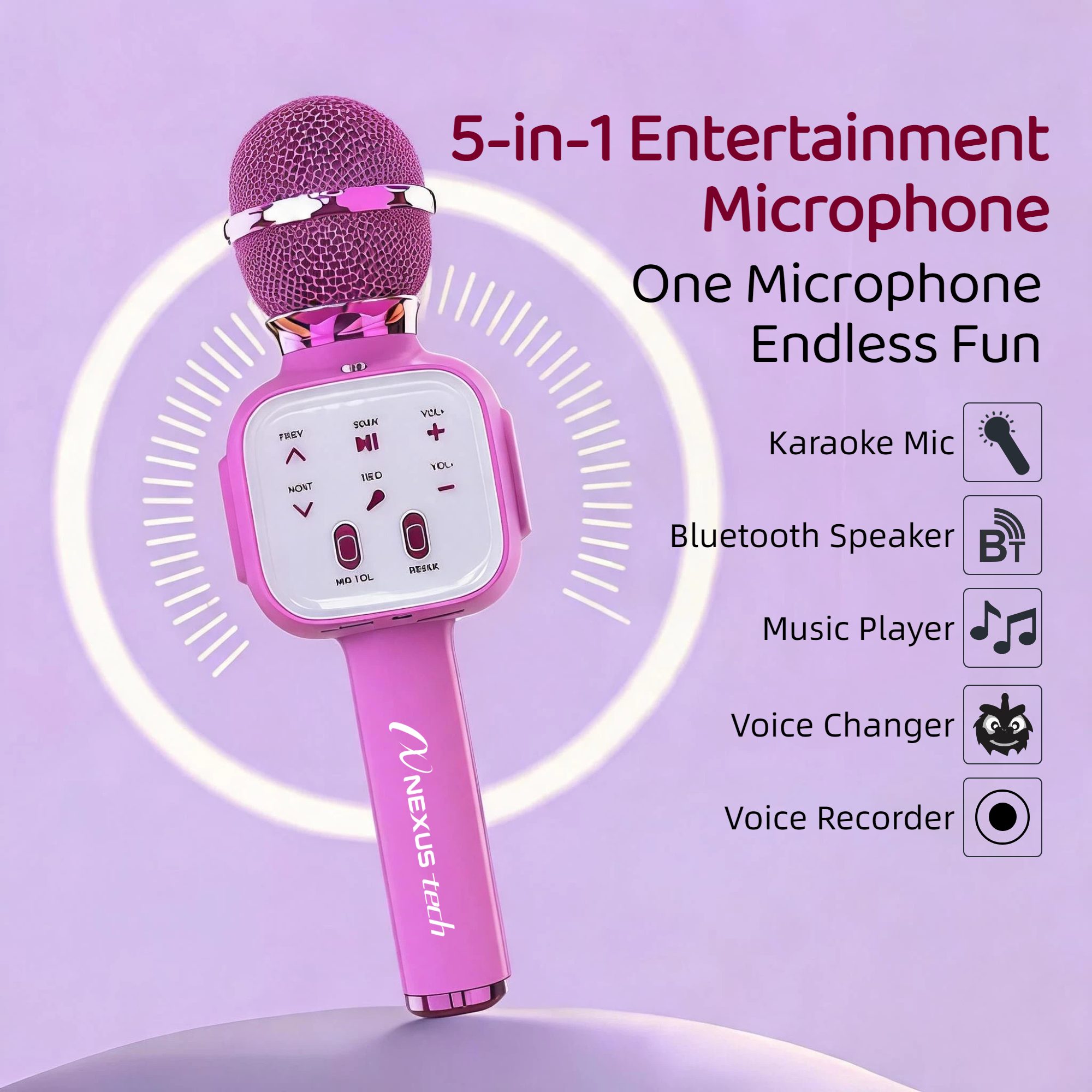 Microphone de karaoké sans fil - Speaker Kit avis et prix