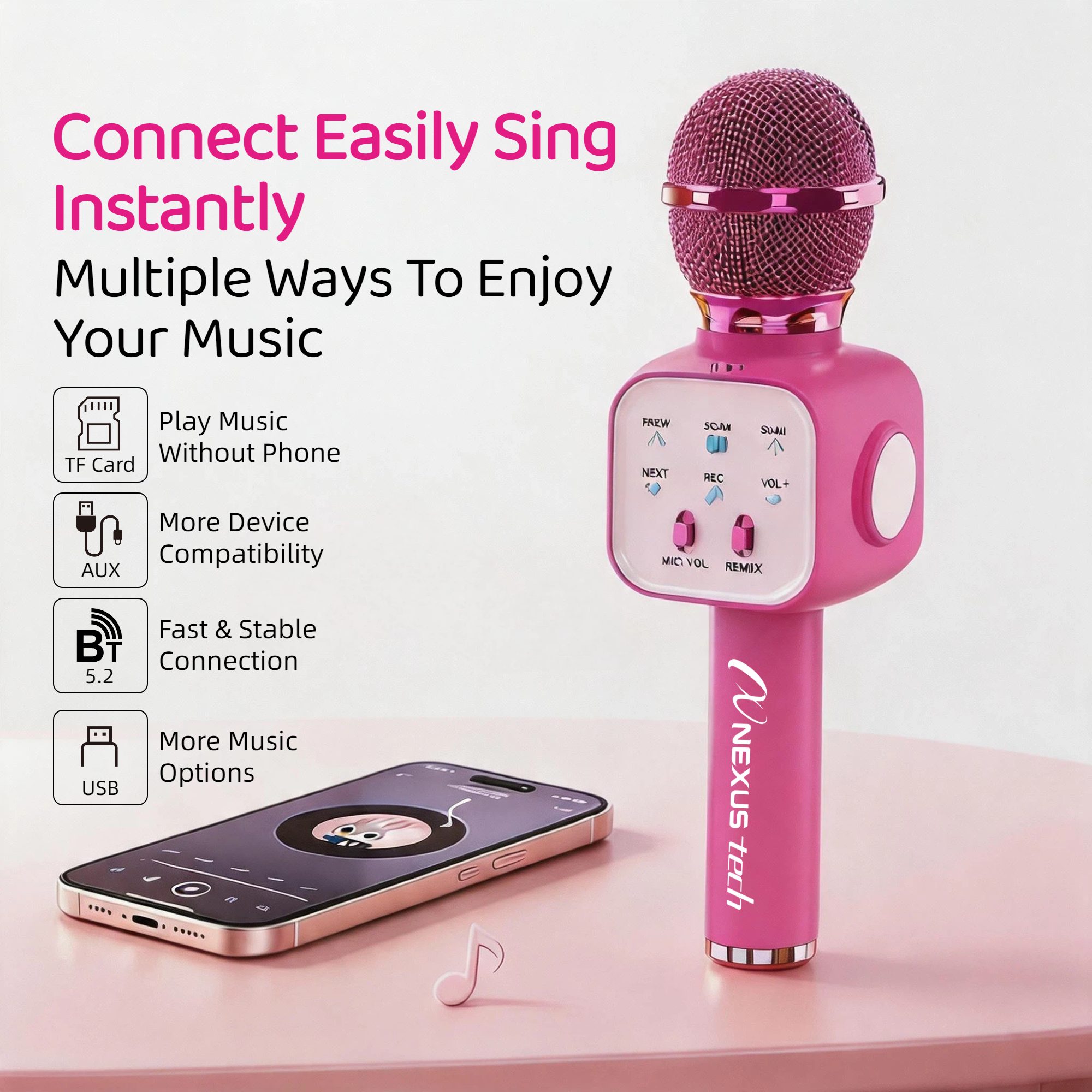 Microphone de karaoké sans fil - Speaker Kit avis et prix