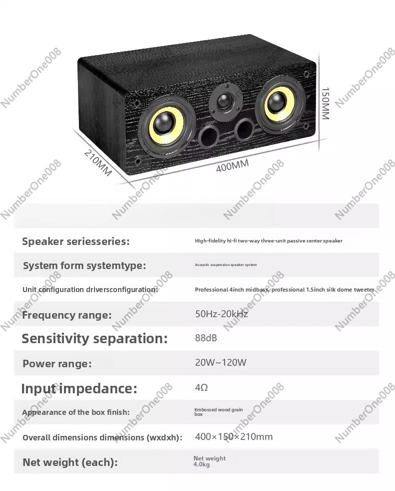 Haut-parleur central passif de - Speaker Crossover avis et prix